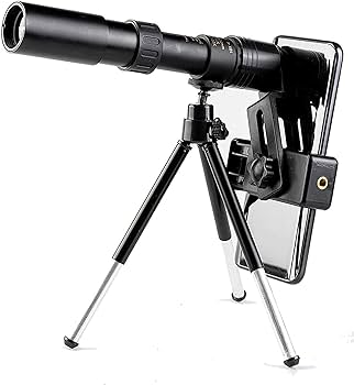 TELESCOPIO ZOOM 300X 40MM HD CON TREPPIEDI PER FOTO CON SMARTPHONE