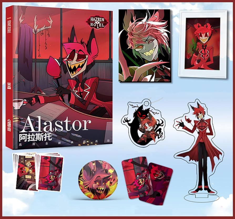 アニメイトカフェ ハズビンホテル スクエア缶ケースA アラスター