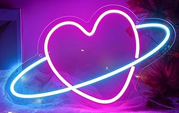 Amazon.co.jp: ネオンサイン ピンクネオンサイン エンジェルデーモン