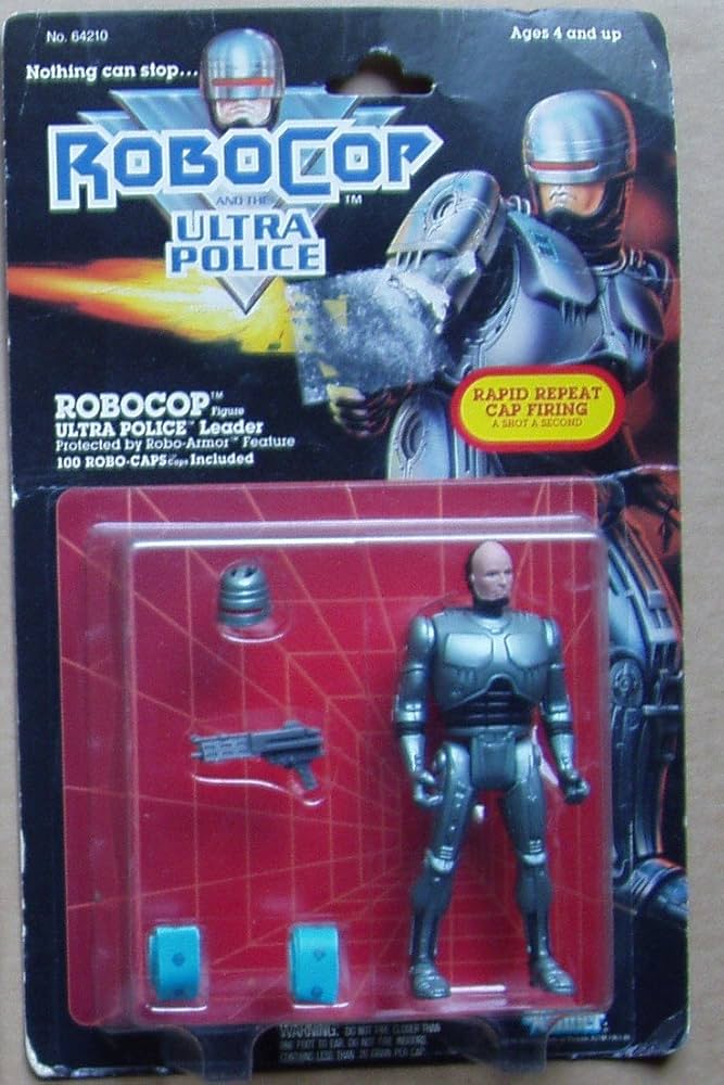Kenner ROBOCOP Ultra Police Figure Rapid Repeat Cap Firing by