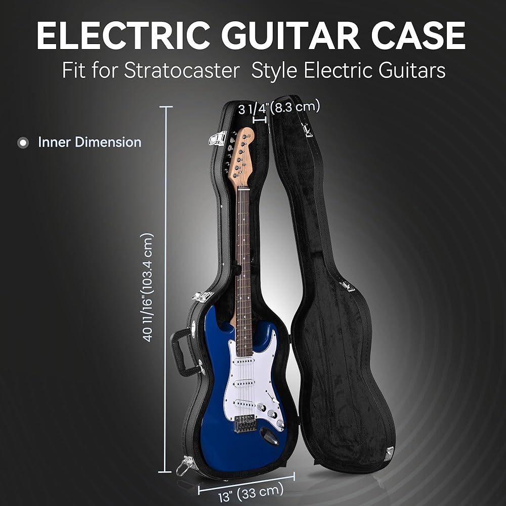 Amazon.co.jp: AW エレキギターハードケース ストラトキャスター