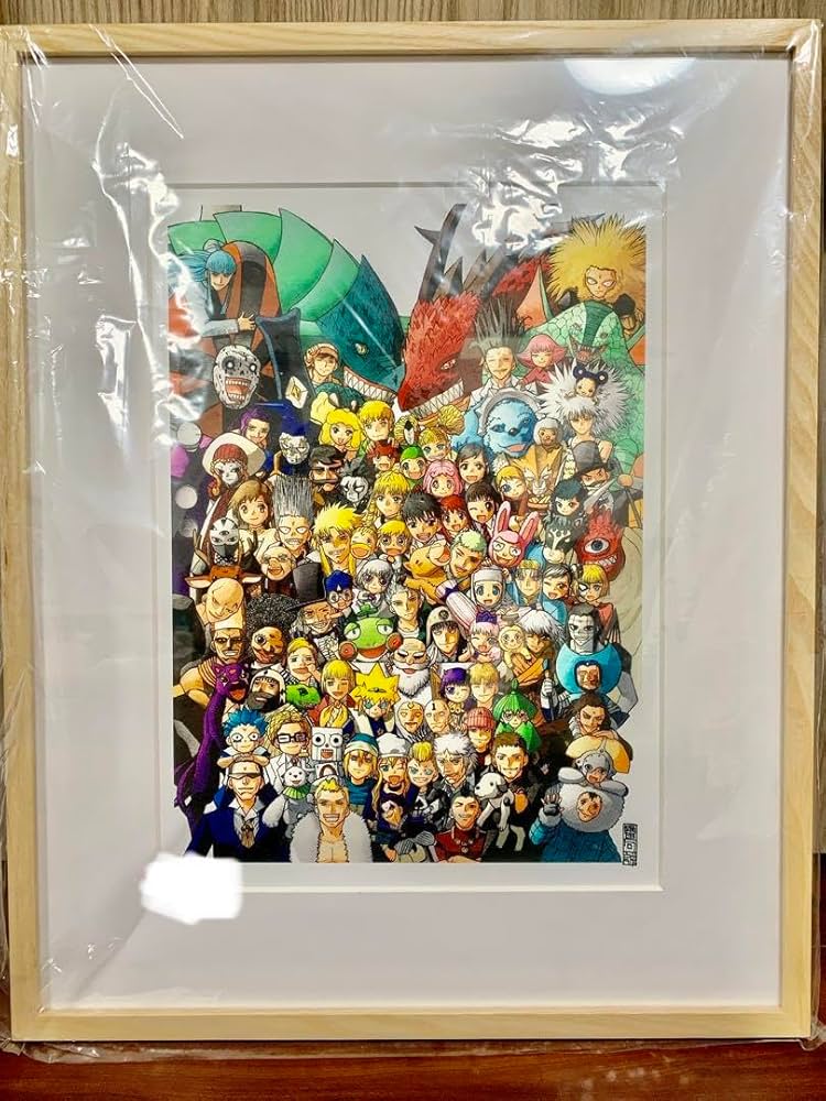 Amazon.co.jp: 直筆サイン・ロットナンバー入り金色のガッシュ複製原画