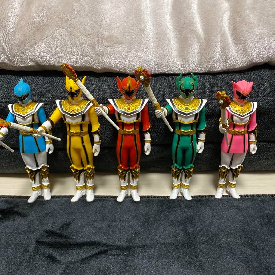 Amazon.co.jp: 魔法戦隊マジレンジャー ソフビ5体セット : おもちゃ