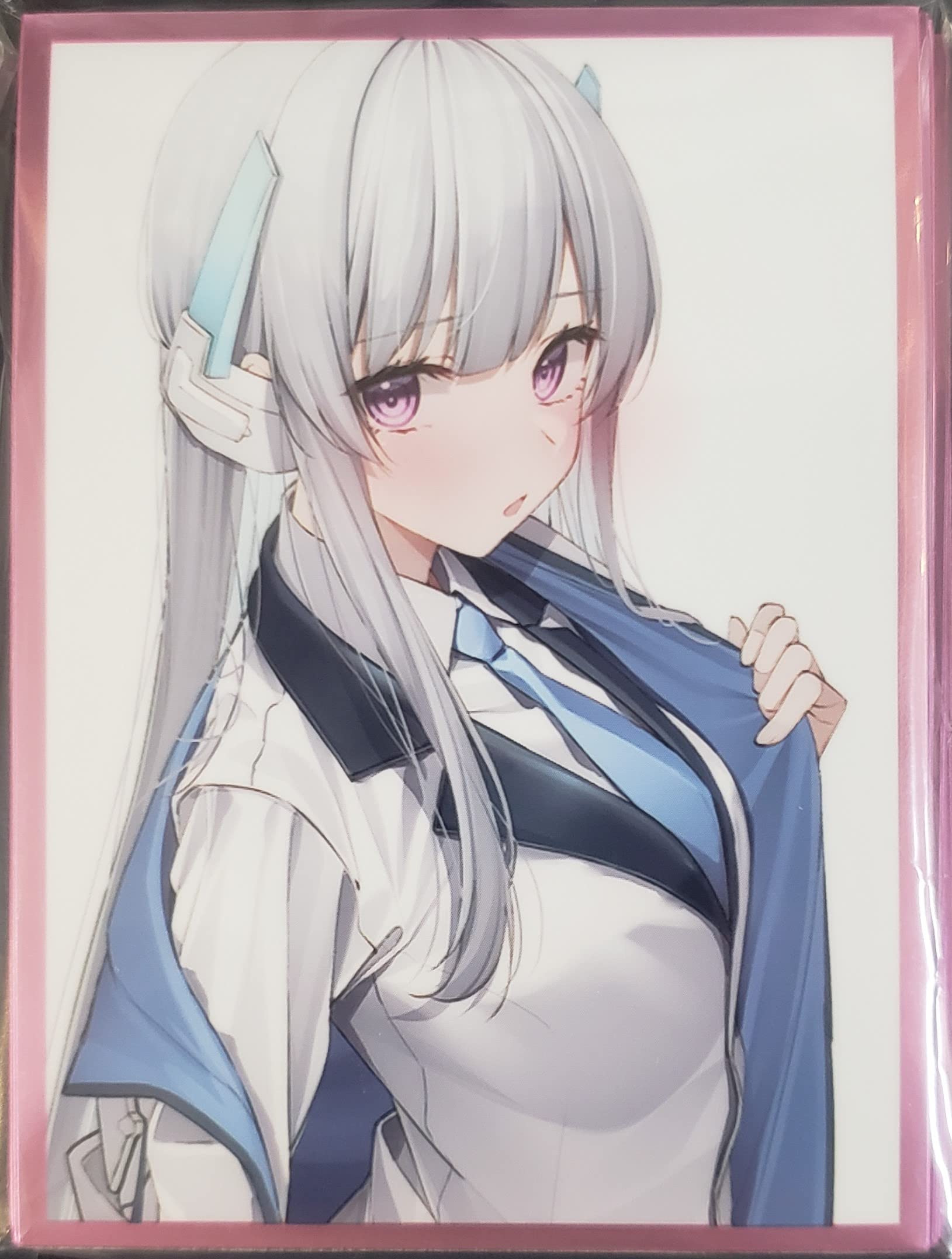 Amazon.co.jp: 白詰草 スタンダードサイズ カードスリーブ 『ブルー