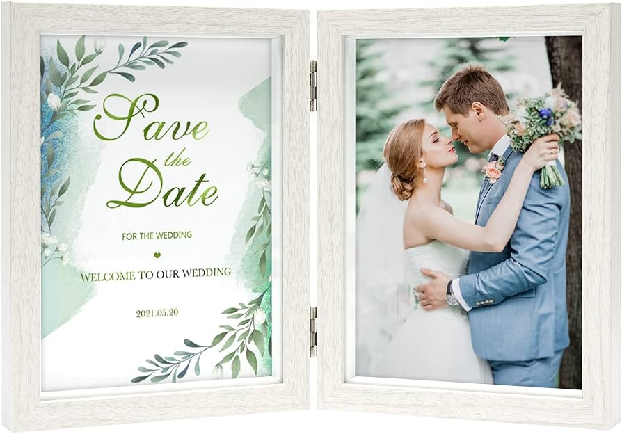 Amazon.co.jp: Afuly フォトフレーム 2L 2面 写真立て おしゃれ 壁掛け