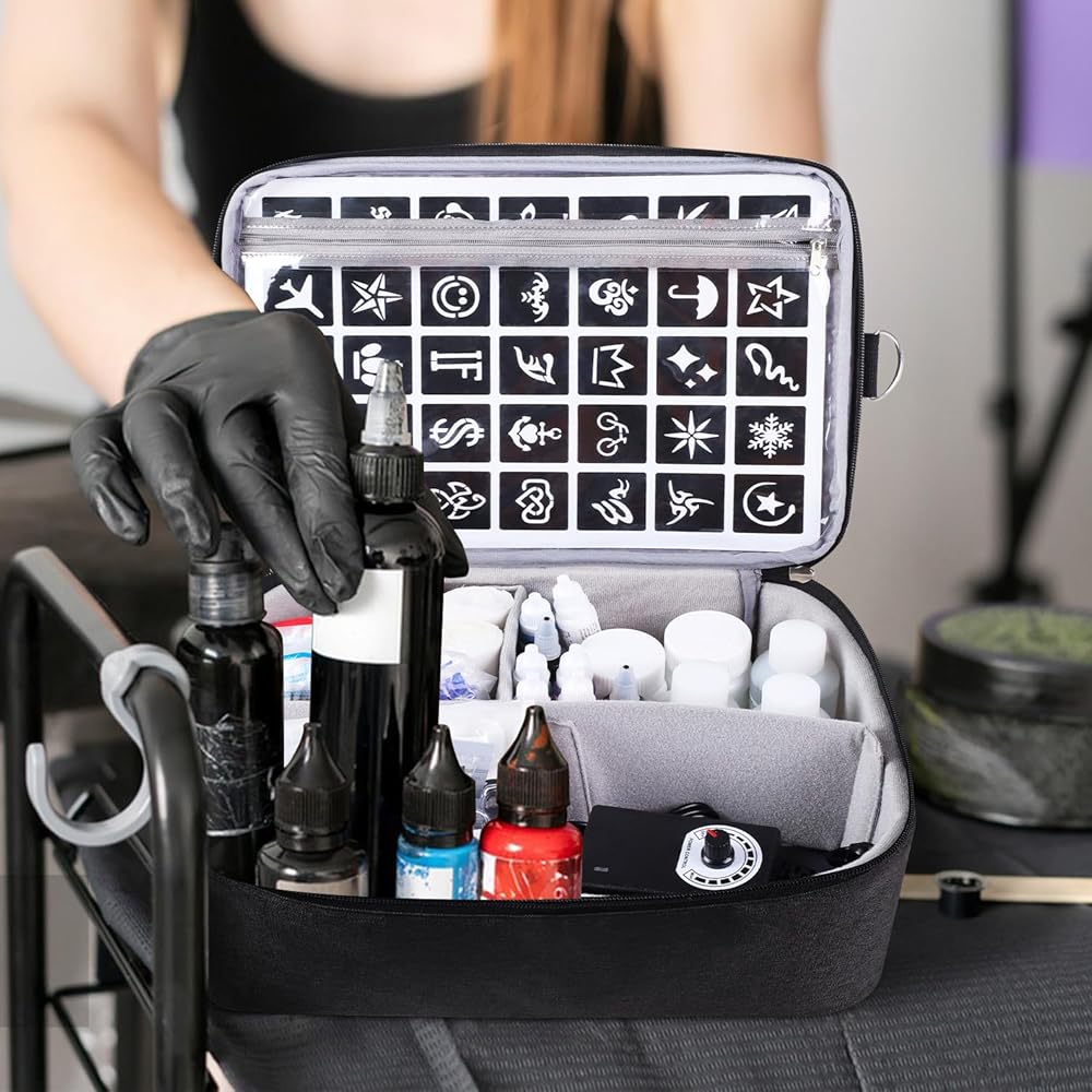 Amazon.co.jp: タトゥーキャリーケース タトゥー用品 オーガナイザー