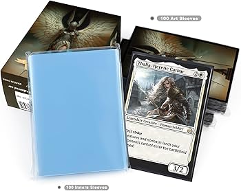 Amazon.co.jp: Katomula MTGカードスリーブ 100枚 インナースリーブ100