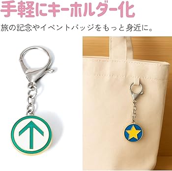 Amazon.co.jp: Copeflap ピンバッジ キーホルダー ピンバッチ パーツ
