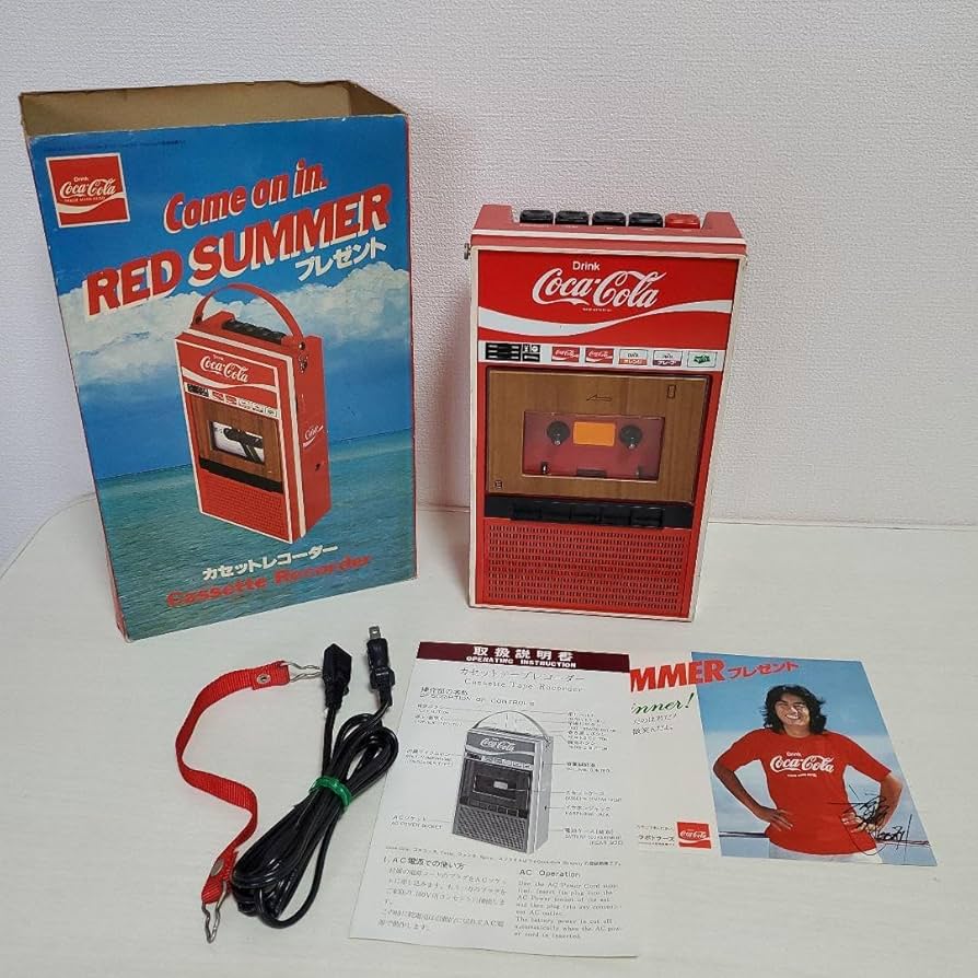 Amazon.co.jp: ！ コカコーラ自販機型カセットレコーダー : 家電＆カメラ