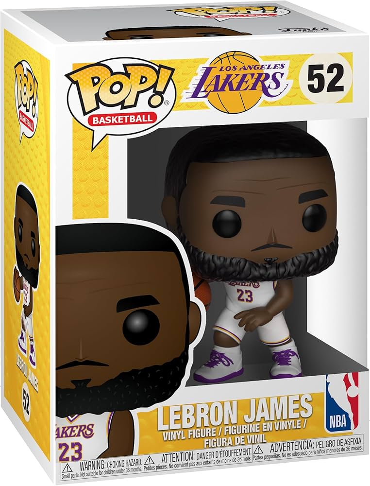 Amazon.com: Funko POP NBA: Lakers - Lebron James (White Uniform