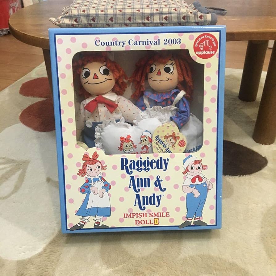 Amazon | カントリー雑貨 ラガディ アン&アンディ 人形 | 人形・ドール