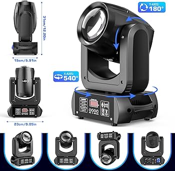 Amazon.co.jp: SEBRUANC 150Wムービングライト ムービングヘッド