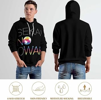Amazon.co.jp: [Longyong] パーカー 長袖 大きいサイズ SEKAI NO OWARI