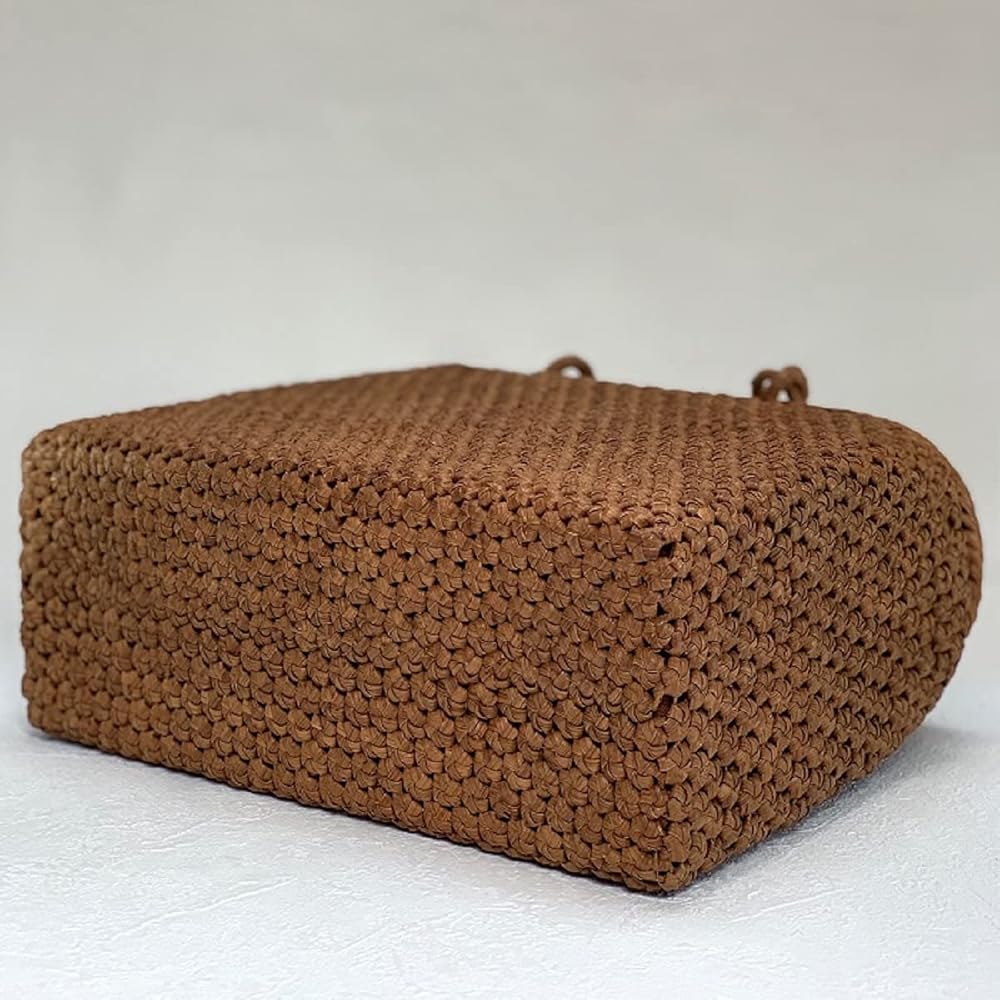 Amazon | [山葡萄] かごバッグ 【3mm 蔓/花編み/定番型/内布付き