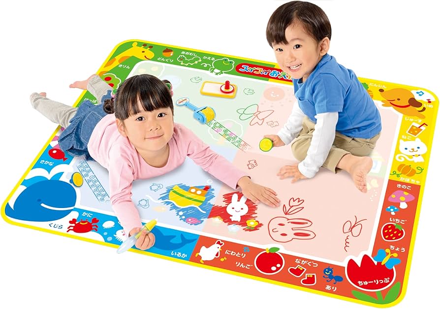 Amazon | スイスイおえかき カラフルシート ローラー&スタンプセット