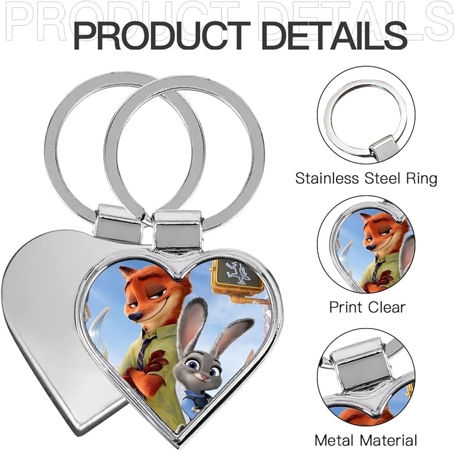 Amazon.co.jp: キーホルダー ズートピア ニック・ワイルド キーリング