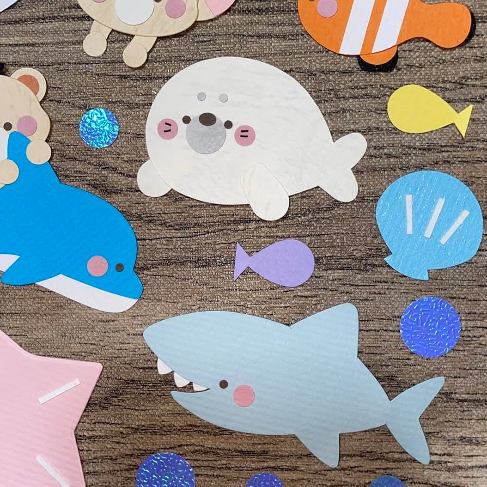 Amazon.co.jp: #140 クラフトパンチ ペーパークラフト くま 海の生き物