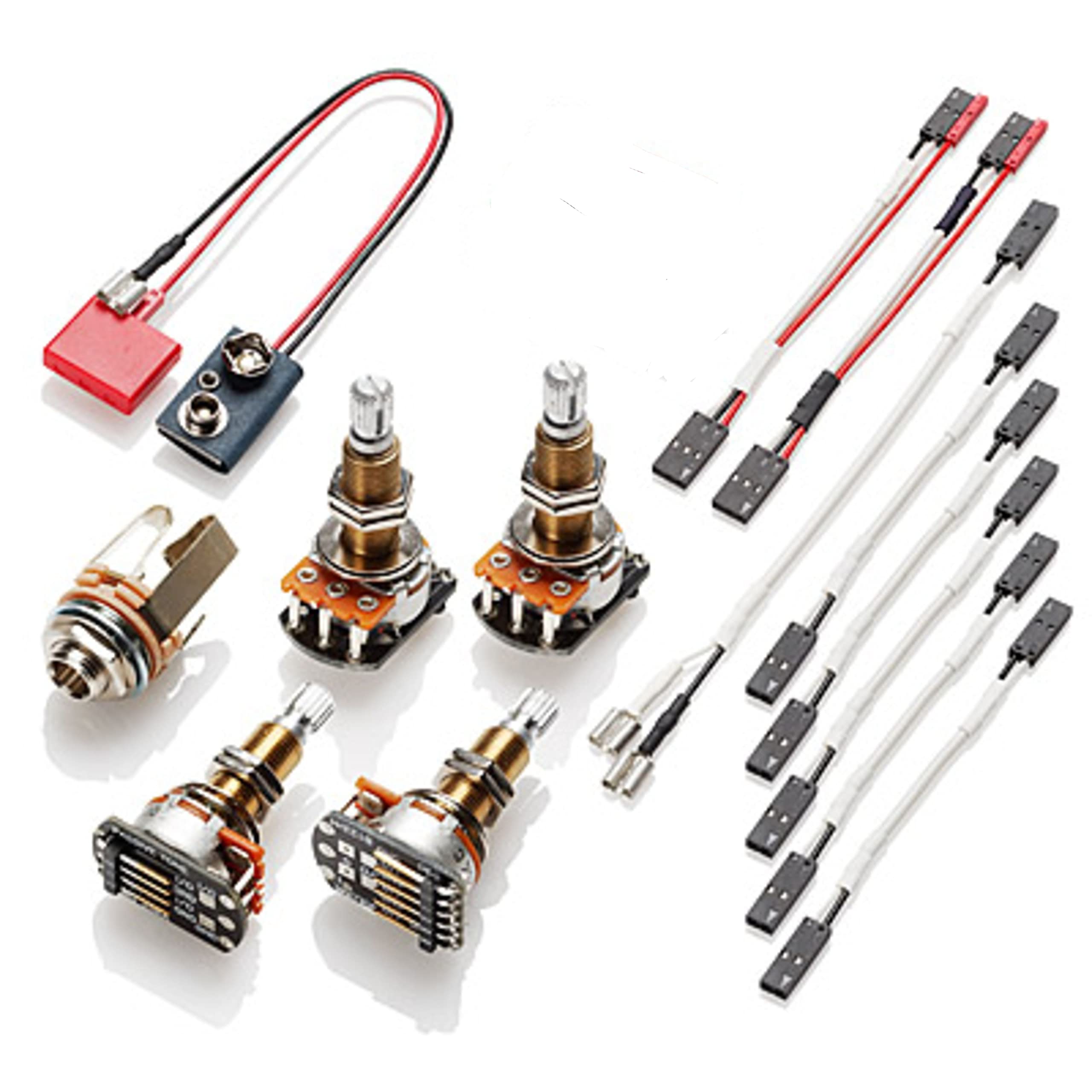 Amazon.com: EMG 1-2 Pickup Conversion Wiring Kit Solderless Long
