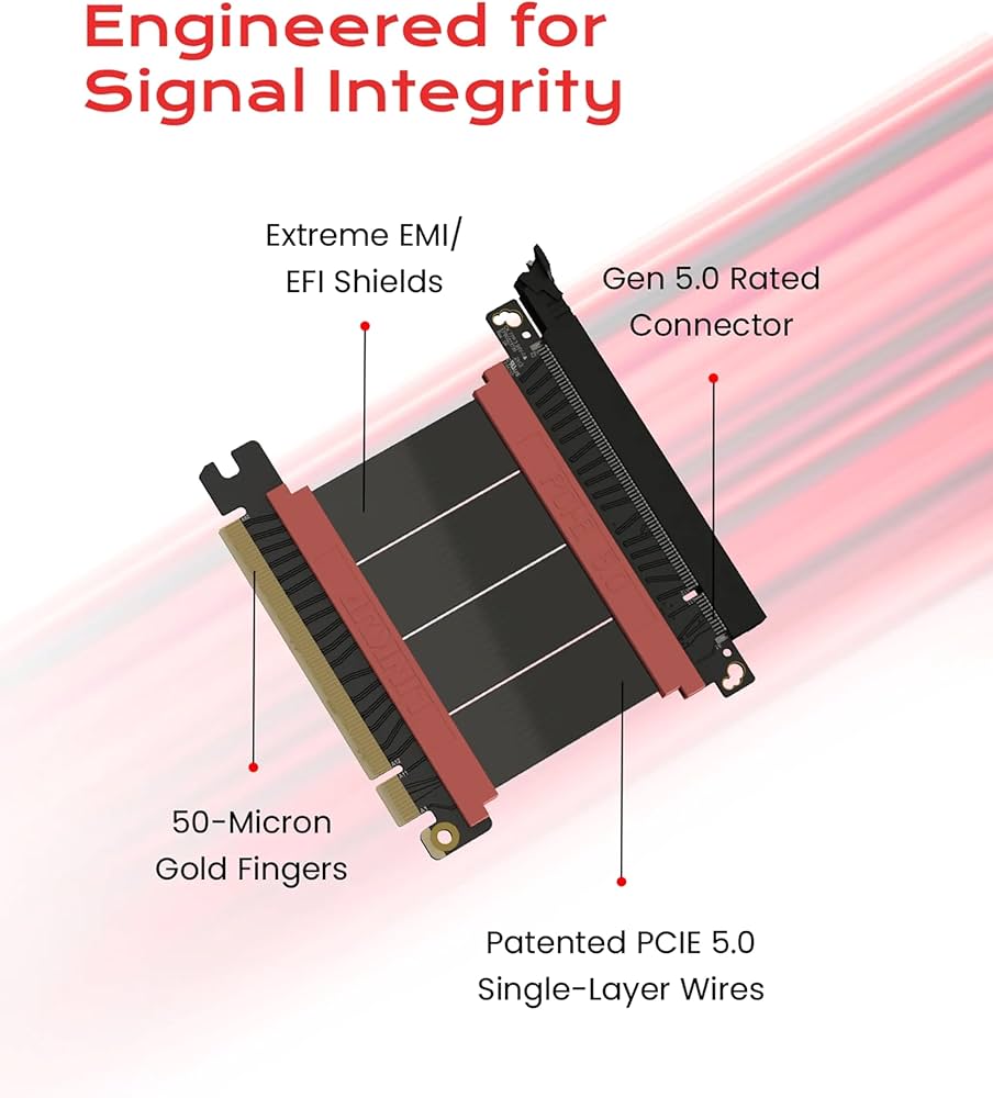 Amazon.co.jp: LINKUP - AVA5 PCIE 5.0 ライザーケーブル | RTX5090