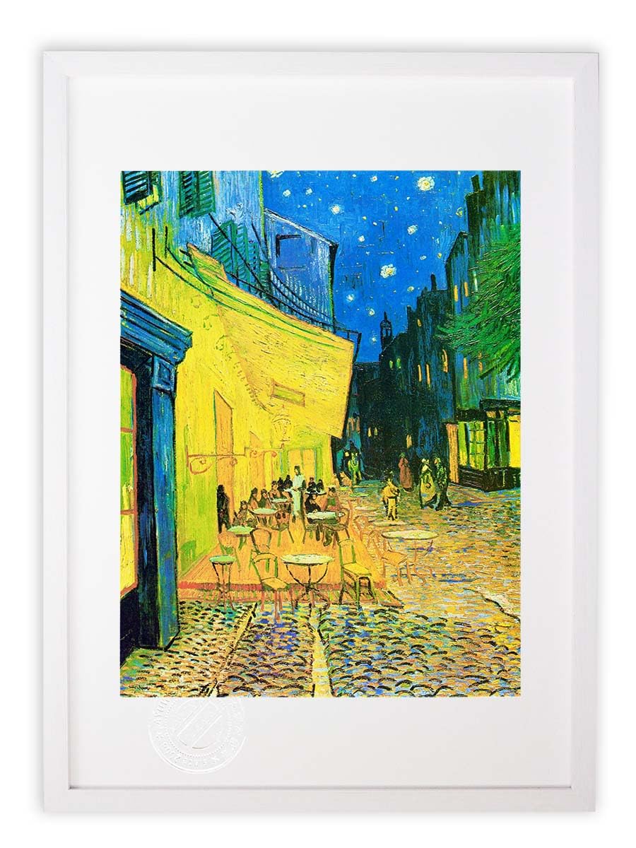 Amazon.co.jp: 版画 絵画 名画 夜のカフェ・テラス、フォーラム広場