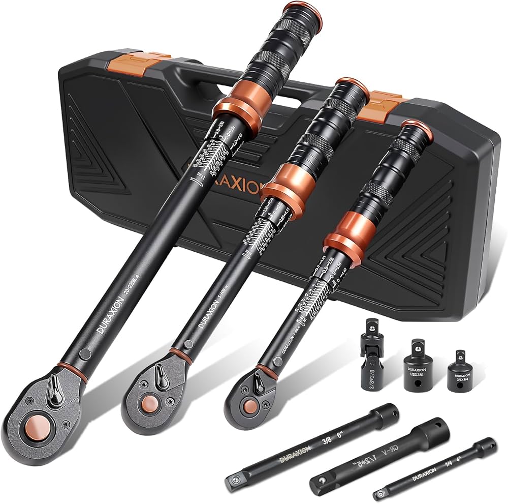 Amazon | DURAXION トルクレンチ セットプレセット型 9点組 差込角 3/8