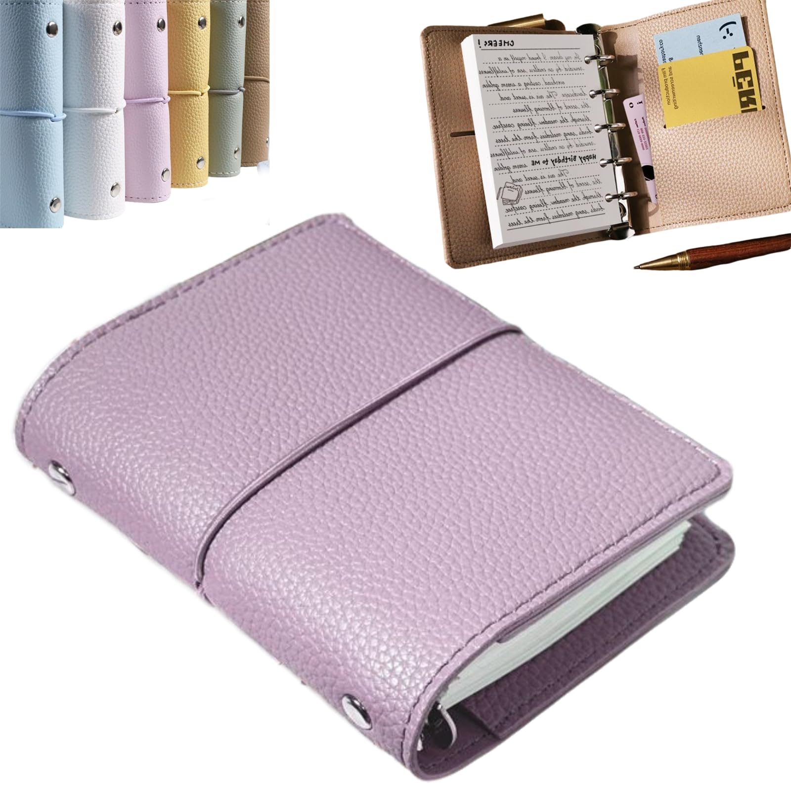 Amazon.co.jp: Laxewzul システム手帳 M5/A7 ノート ダイアリー