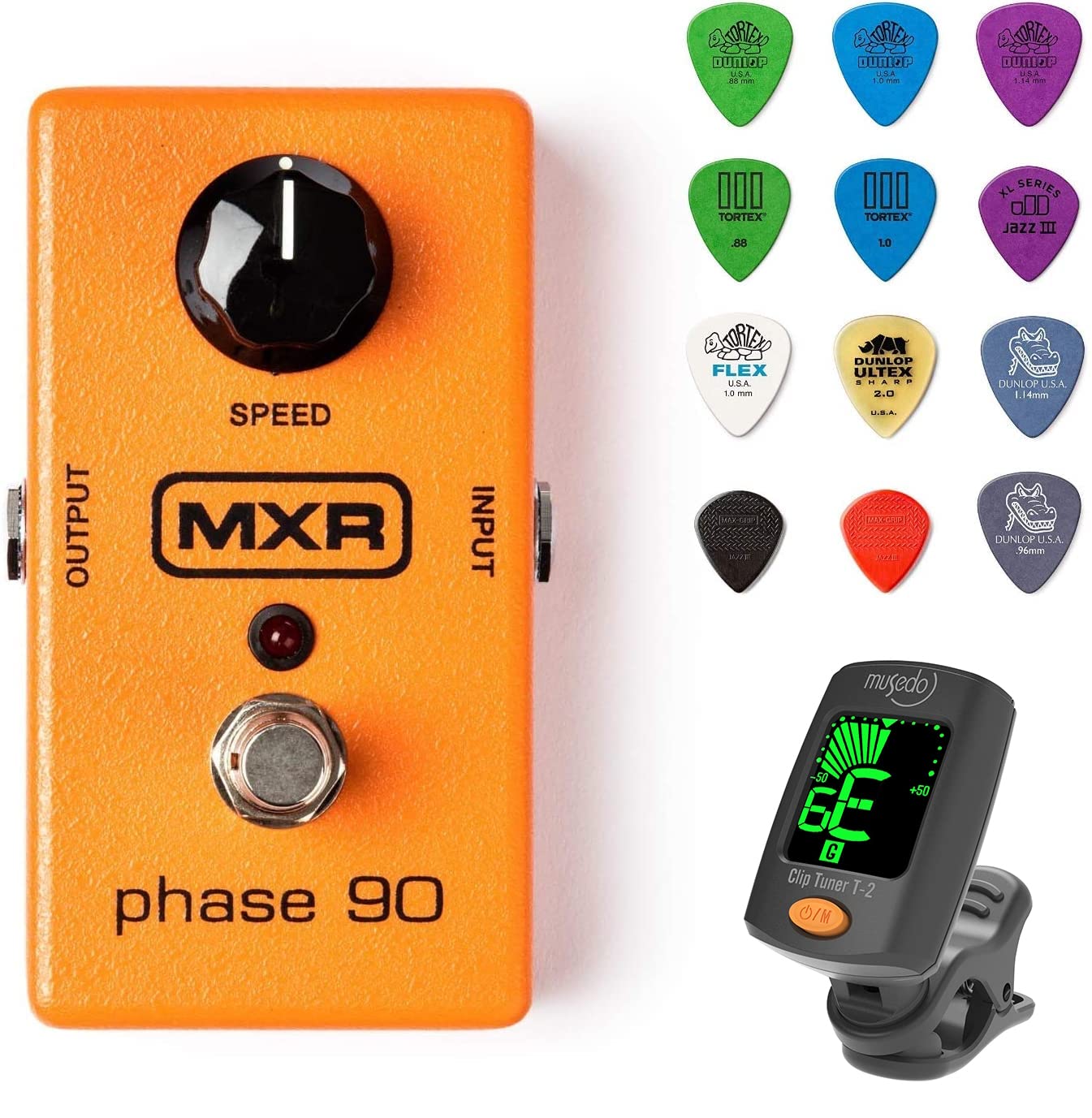 Amazon.com: MXR M101 Phase 90 Guitar Effects Pedal Bundle w