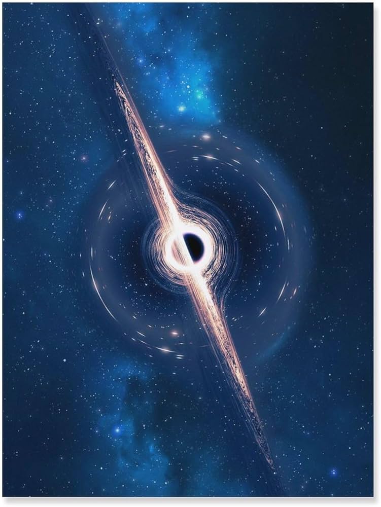 Amazon.co.jp: 絵画 宇宙のブラックホールインテリア 絵画 未来的な