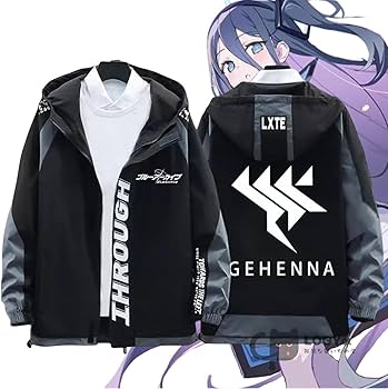 Amazon.co.jp: ブルーアーカイブ パーカー コート 長袖 ジャケット