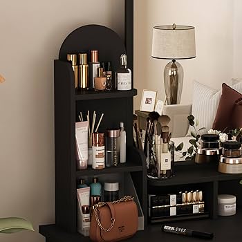 Amazon｜Timechee ドレッサー セット コンパクト ミラー 幅80×奥行40