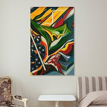 Amazon.co.jp: ポスター 岡本太郎 油彩 肉筆『ドラマ』1 壁アート