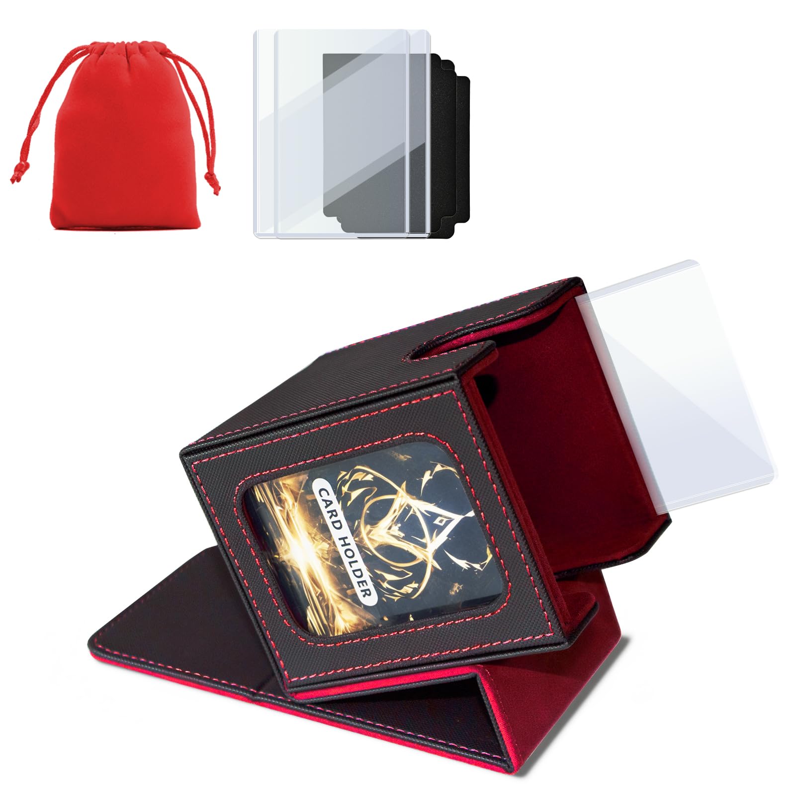 Amazon.co.jp: Domstar デッキケース カードケース トレカ ダブル