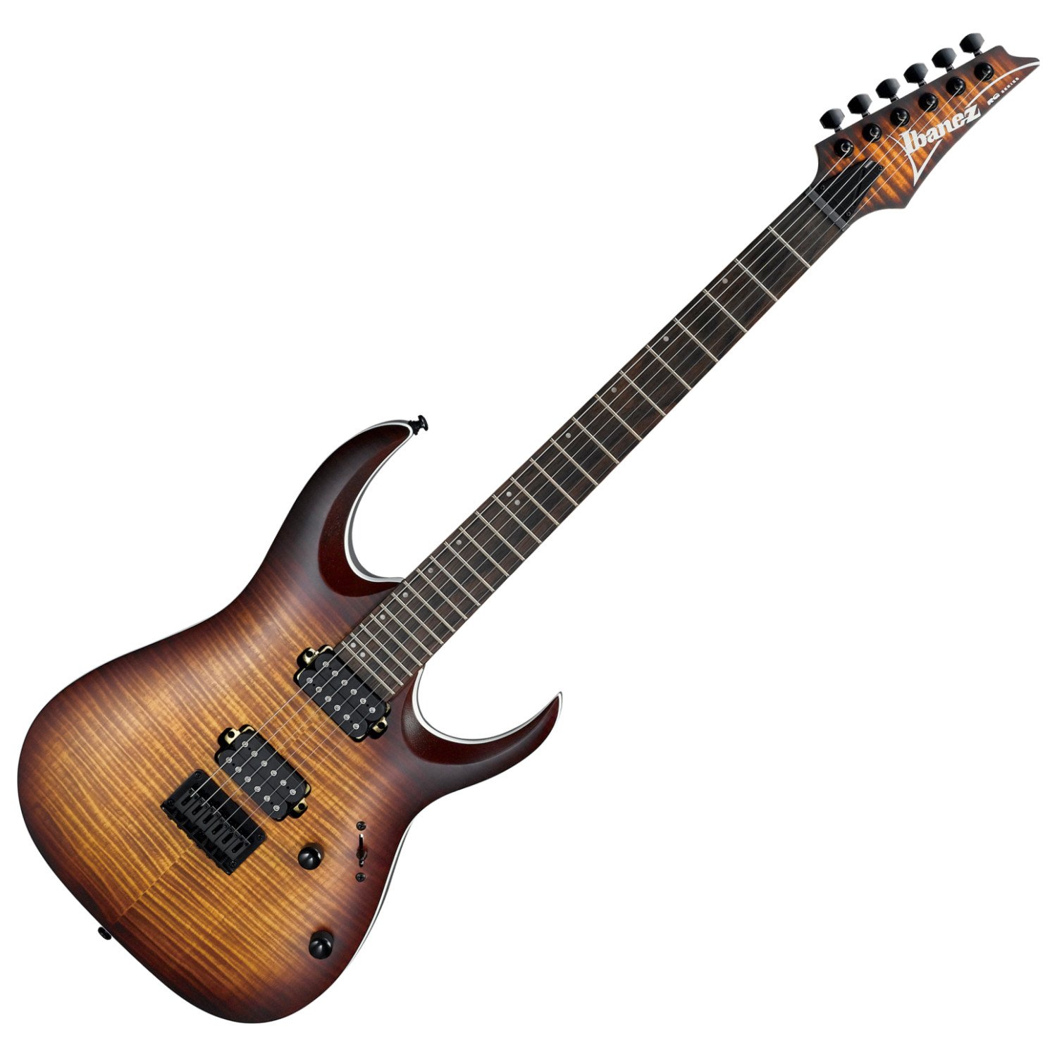 Amazon.com: Ibanez RGA Series RGA42FM - Dragon Eye Burst Flat