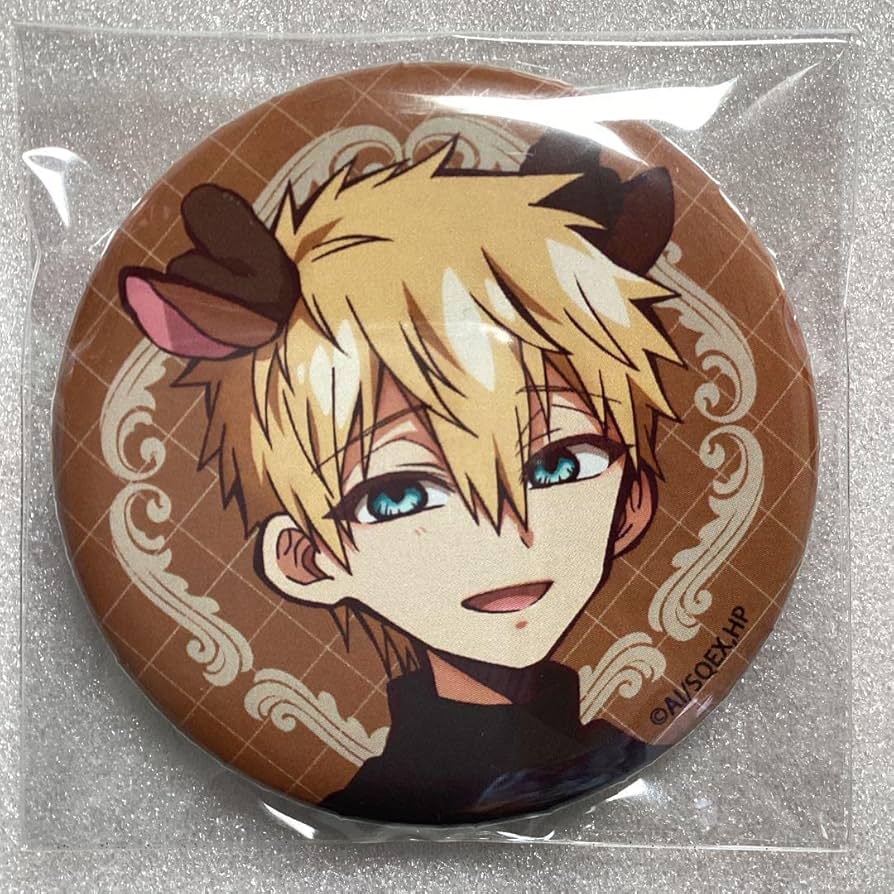 Amazon.co.jp: 地縛少年花子くん 源 輝 クリスマス 缶バッジ : おもちゃ