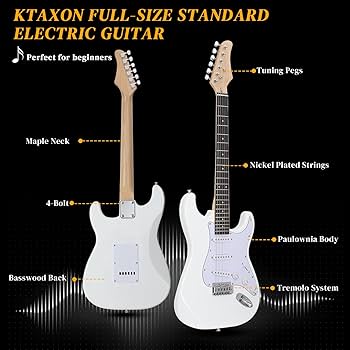 Amazon.com: Ktaxon 39 Inch Electric Guitar, Full-Size Beginner