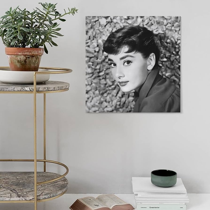 Amazon.co.jp: ポスター アートパネル オードリー・ヘップバーン