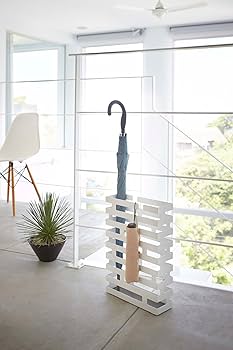 Amazon.co.jp: 山崎実業(Yamazaki) かさたて ワイド ホワイト 約W30