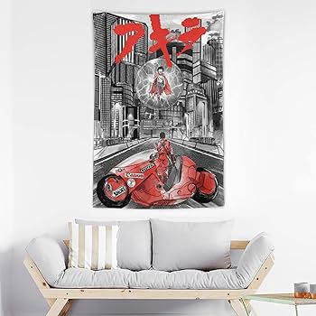 Amazon.co.jp: アキラ AKIRA タペストリー 大判 壁掛け モダンなアート
