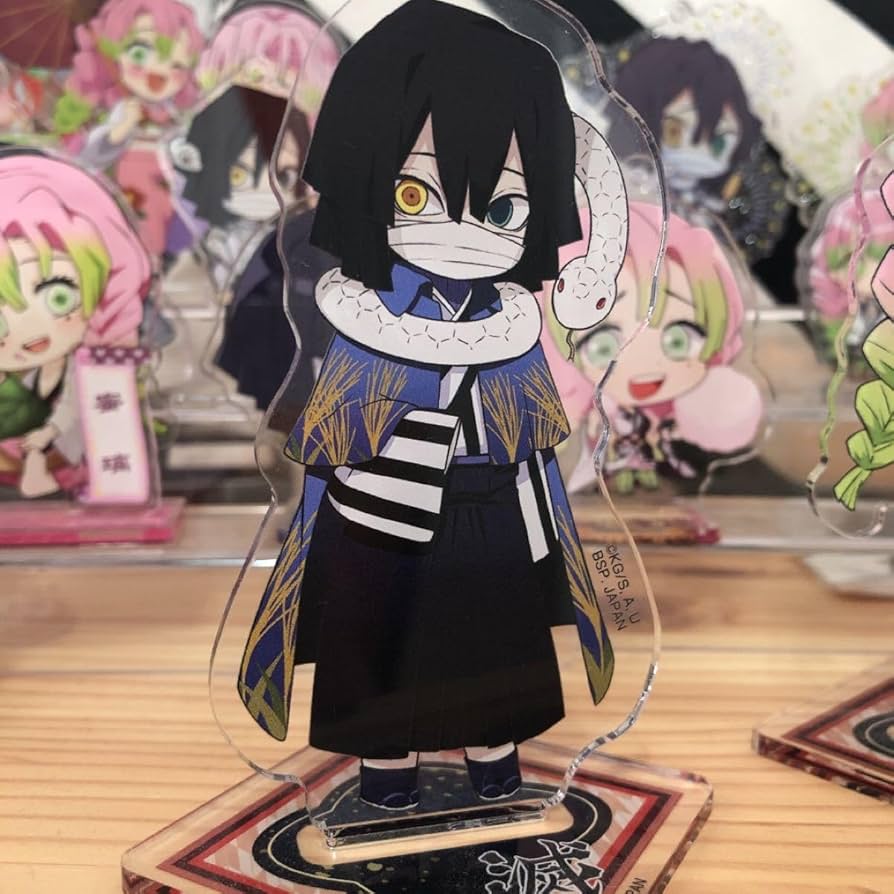 Amazon.co.jp: 鬼 滅 ナムコ限定 伊黒小芭内 甘露寺蜜璃 彩典 アクリル