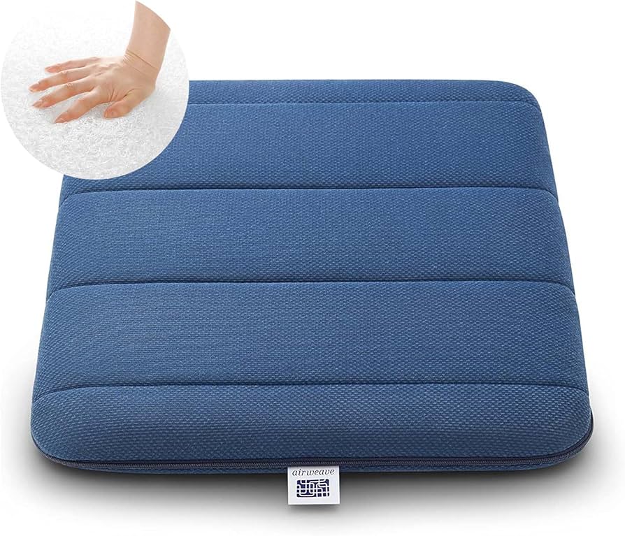 Amazon.co.jp: エアウィーヴ(airweave) クッション ネイビー 高反発