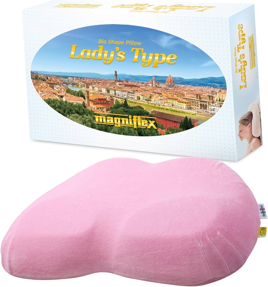 Amazon｜マニフレックス バイオシェイプピロー レディース ピンク 高さ