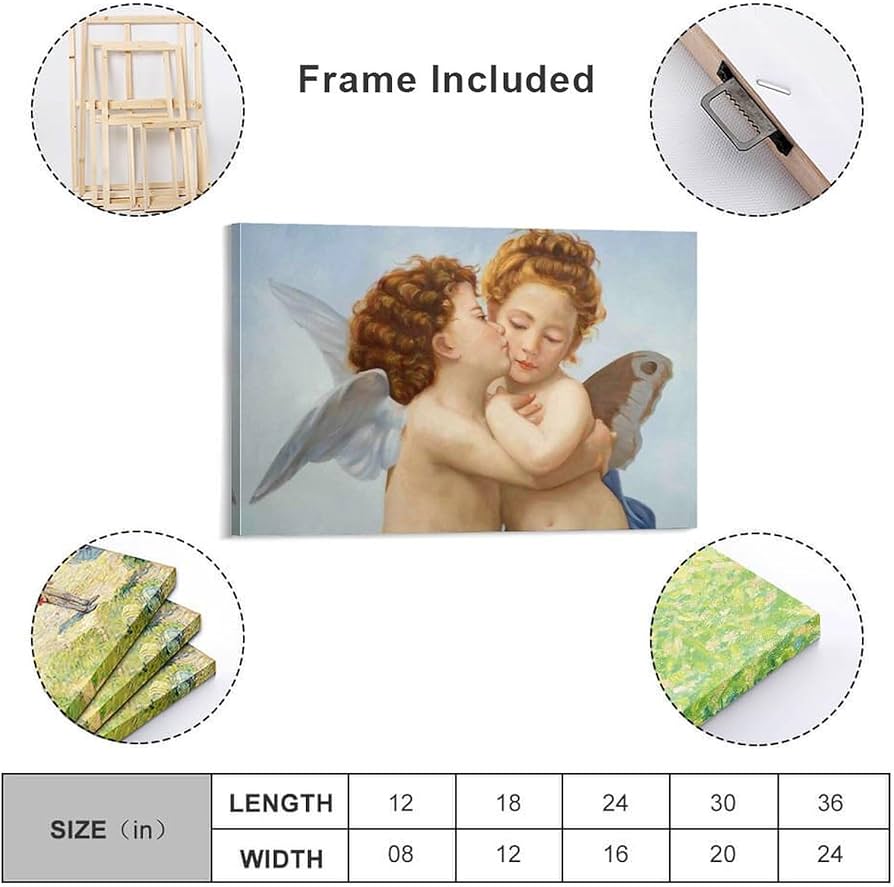 Amazon.co.jp: ウィリアム・アドルフ・ブグロー『 ファースト・キス