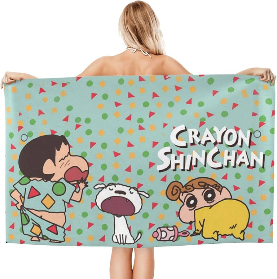 Amazon｜クレヨンしんちゃん バスタオル マイクロファイバー 吸水 速乾