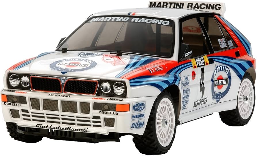 Amazon.com: Tamiya 300058569-1:10 RC XV-01 Lancia Delta HF