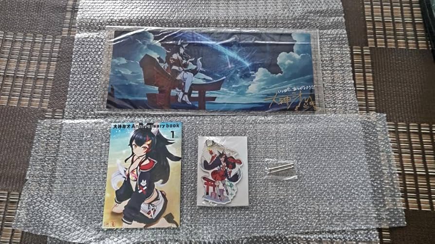 Amazon.co.jp: ホロ ライブ 大神ミオ 活動1周年記念 直筆サイン入り