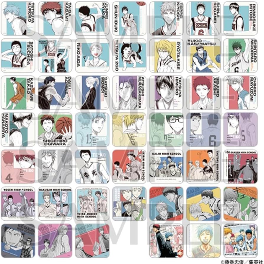 Amazon.co.jp: 黒子のバスケ 原画展 アトコ アートコースター 1box