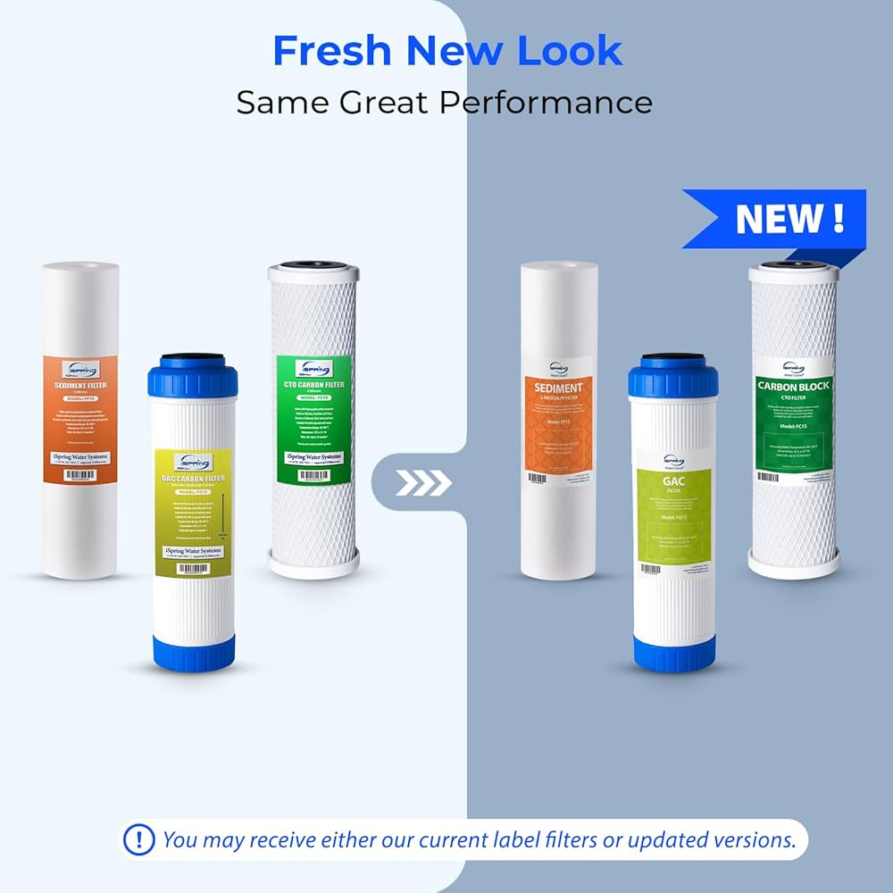 Amazon.co.jp: iSpring 逆浸透浄水器交換用 前3階段 浄水 カートリッジ