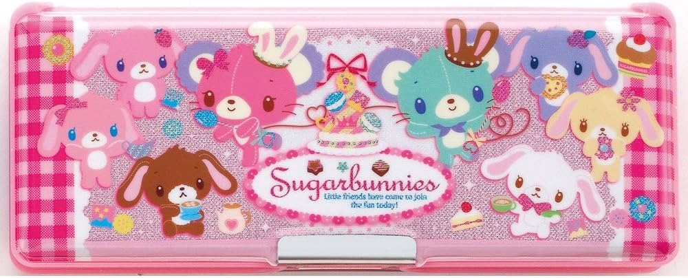 Amazon | サンスター文具 シュガーバニーズ W削器入両面マチック筆入