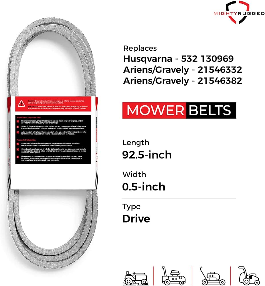 Amazon.com : 532130969 592855201 130969 Craftsman Drive Belt