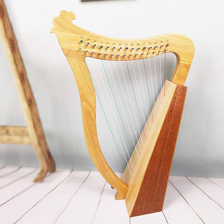 Amazon.co.jp: 木製ハープ、ポータブルアイリッシュハープ、ミニハープ
